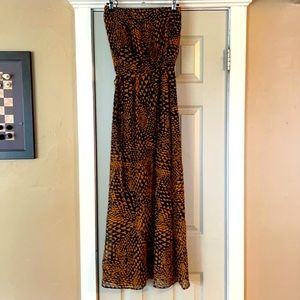 Printed sleeveless dress